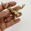 Gold Reindeer Hook