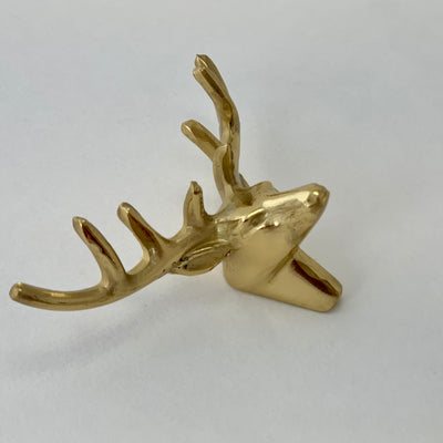 Gold Reindeer Hook