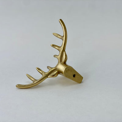 Gold Reindeer Hook