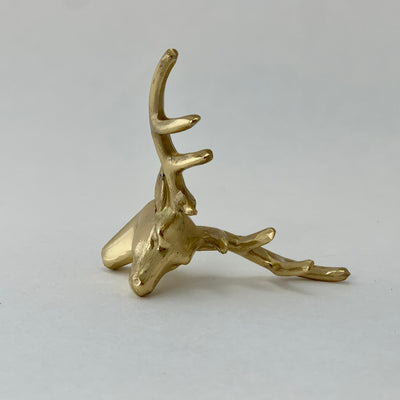 Gold Reindeer Hook