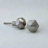 Modern Silver Hex Ball Knob