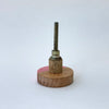 Geo Knob - Pink + Gold