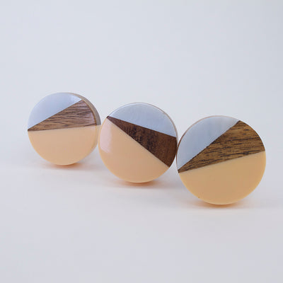 Cotton Candy Geo Knob  Drawer Pulls and Cabinet Knobs