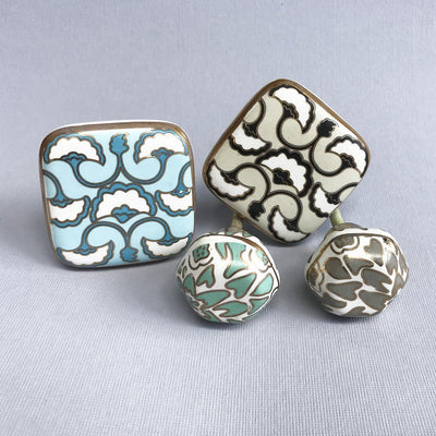 Ginko Knob - Large Square  Drawer Pulls and Cabinet Knobs