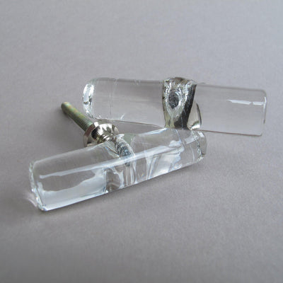 Glass Pull Tube Knob  Drawer Pulls and Cabinet Knobs