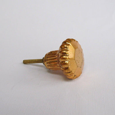 Golden Flower Knob  Drawer Pulls and Cabinet Knobs