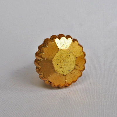 Golden Flower Knob  Drawer Pulls and Cabinet Knobs