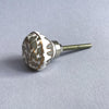 Petite Ginko Knob grey Drawer Pulls and Cabinet Knobs