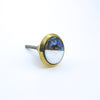 Black and White Mother of Pearl Knob  Drawer Pulls and Cabinet Knobs