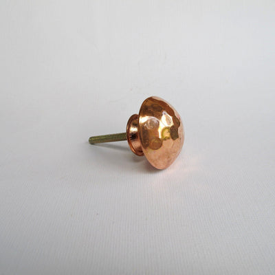 Hammered Copper Knob  Drawer Pulls and Cabinet Knobs