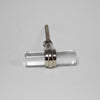 Glass T-Bar  Drawer Pulls and Cabinet Knobs