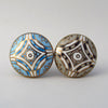 Art Deco Knob - Blue  Drawer Pulls and Cabinet Knobs