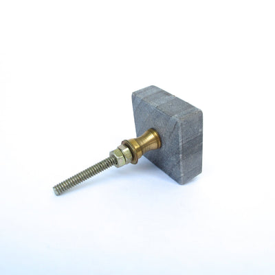 Modern Marble Square Knob - Unique Cabinet Pulls,  Beautiful Drawer Knob, Dresser Knob, Drawer Pulls, Knobs and Pulls
