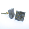Modern Marble Square Knob - Unique Cabinet Pulls,  Beautiful Drawer Knob, Dresser Knob, Drawer Pulls, Knobs and Pulls