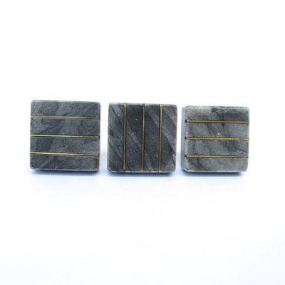 Modern Marble Square Knob - Unique Cabinet Pulls,  Beautiful Drawer Knob, Dresser Knob, Drawer Pulls, Knobs and Pulls
