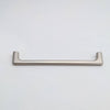 Simple Matte Silver Handles - Drawer Handles pulls, Silver Satin Finish, Cabinet  Pulls, Solid Metal,  Modern Cabinet Pull Handles