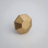 Modern Brass Rounded Hexagon Knob - Drawer Knobs and pulls, Gold Brushed Brass Finish, Cabinet Knobs and Pulls, Solid Brass Metal,  Modern