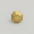 Modern Brass Rounded Hexagon Knob - Drawer Knobs and pulls, Gold Brushed Brass Finish, Cabinet Knobs and Pulls, Solid Brass Metal,  Modern