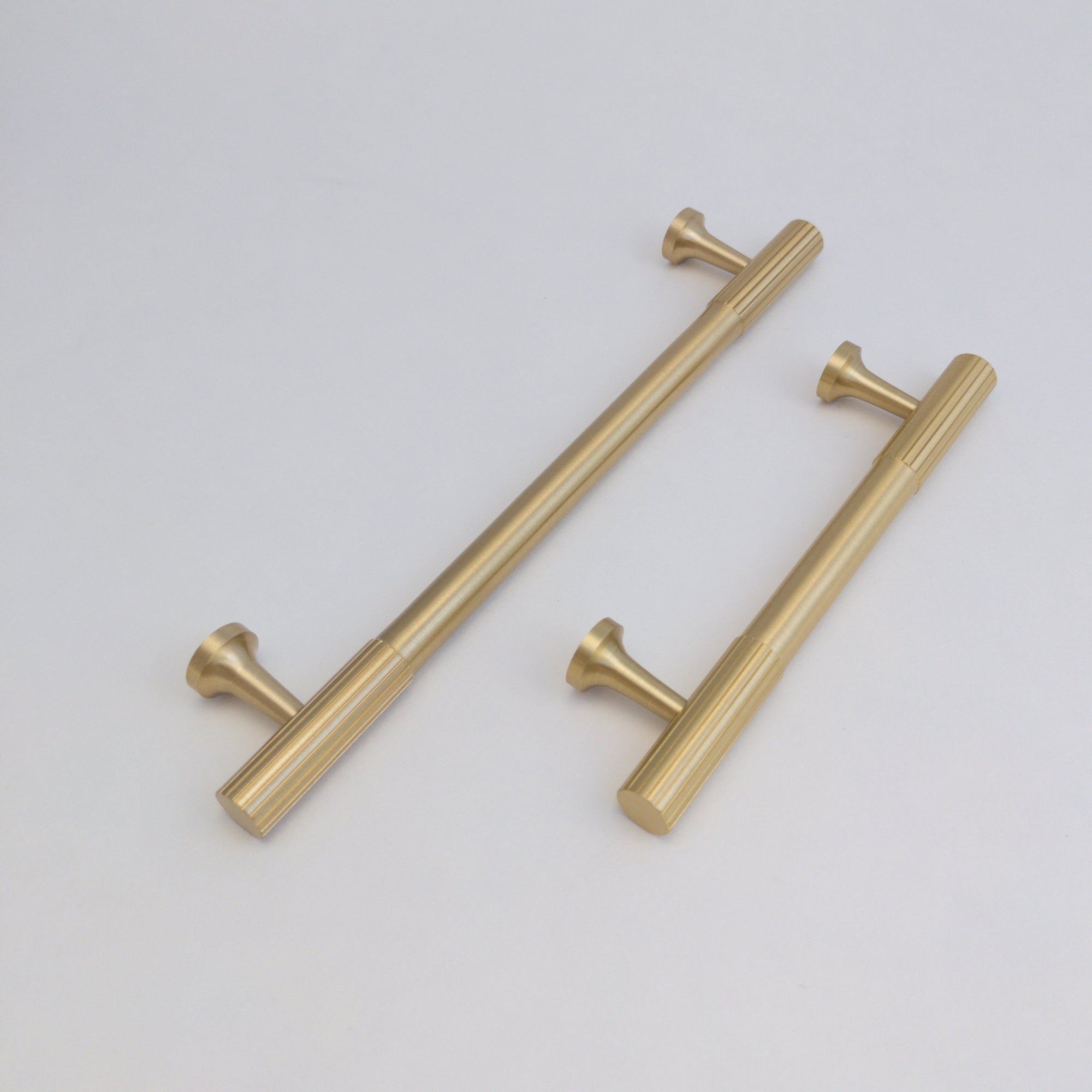 Fluted Brass Gold Cabinet Pulls Fluted Brass Gold Cabinet Pulls