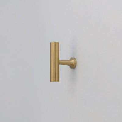 Fluted Brass Gold Cabinet Pulls and Drawer Handles, Brushed Gold  Finish, Drawer Handles, Solid Metal,  Classic Drawer Pull Handles