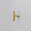 Fluted Brass Gold T-Bar Knob - Cabinet Pulls and Drawer Handles, Brushed Gold  Finish,  Solid Metal,  Classic Drawer Pull Handles