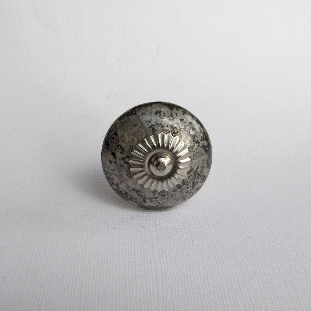 Silver Marbled Leia Knob  Drawer Pulls and Cabinet Knobs