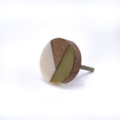 Geo Knob - Gold  Drawer Pulls and Cabinet Knobs