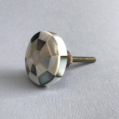 Mookaitedecor Set Of 2 Blue Smelting Quartz Crystal Hexagon Drawer