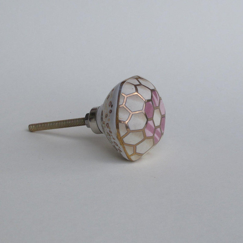 Mother of Pearl Tortoise Shell Knob - Cabinet Pull - Hooks & Knobs