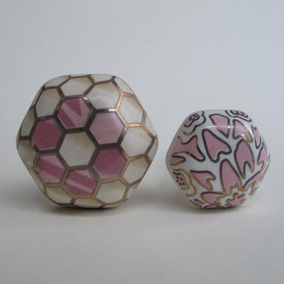 Pink Mother of Pearl Tortoise Shell Knob  Drawer Pulls and Cabinet Knobs