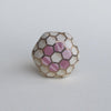 Pink Mother of Pearl Tortoise Shell Knob  Drawer Pulls and Cabinet Knobs