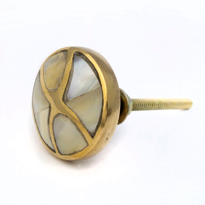 Mother of Pearl Infinity Knob  Drawer Pulls and Cabinet Knobs