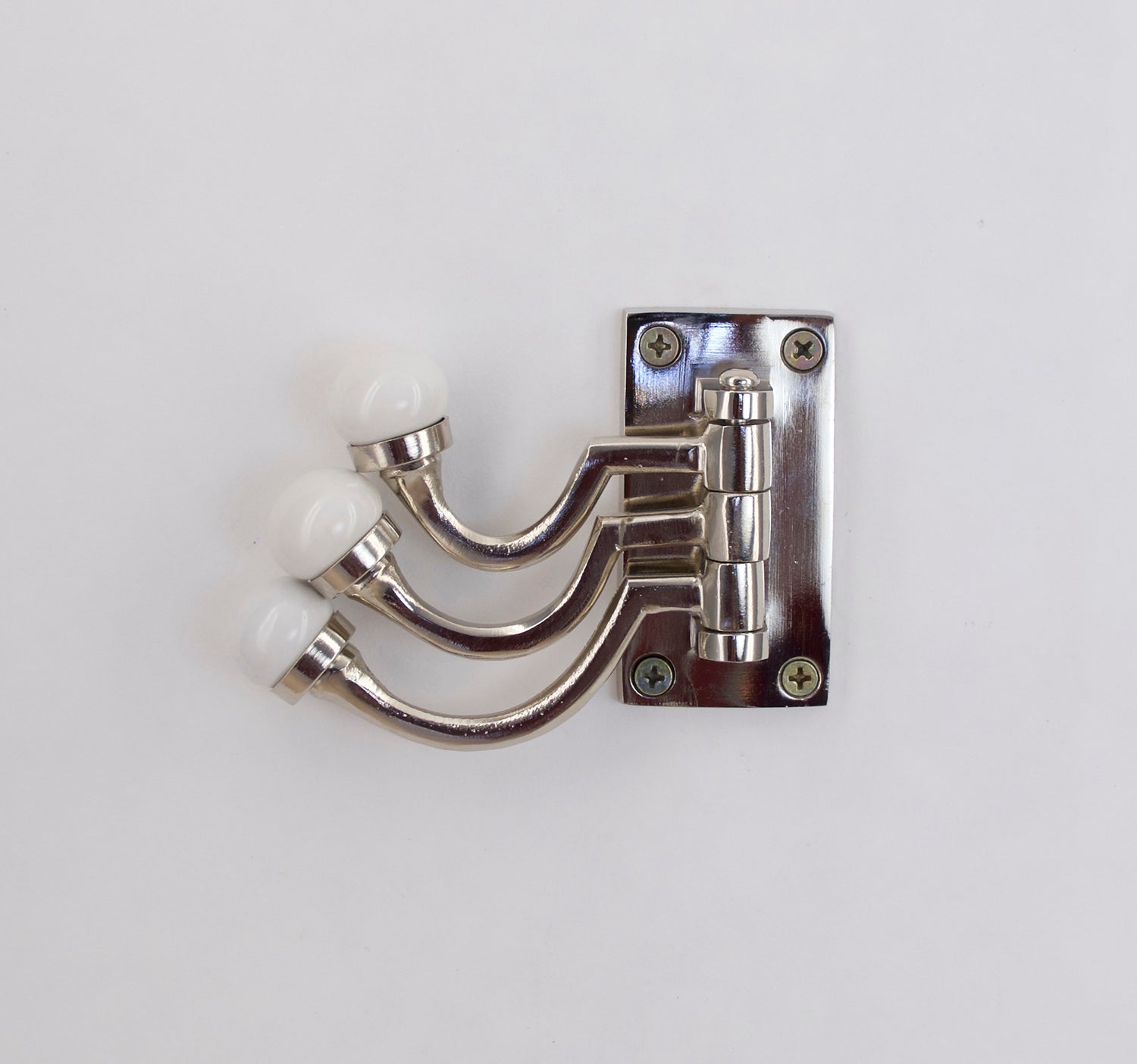 Modern Multi Hook - Silver  Drawer Pulls and Cabinet Knobs