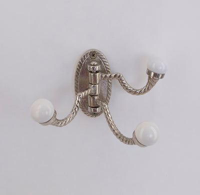 Silver Multi Sailors Hook  Drawer Pulls and Cabinet Knobs