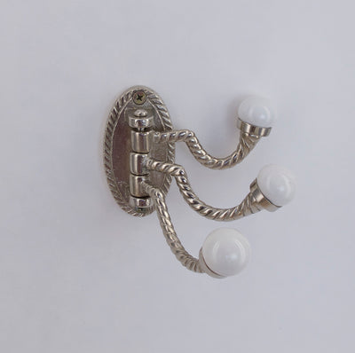 Silver Multi Sailors Hook  Drawer Pulls and Cabinet Knobs