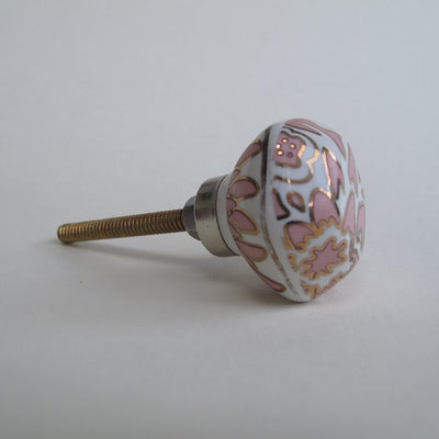 Petite Ginko Knob pink Drawer Pulls and Cabinet Knobs