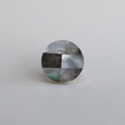 Faceted Mother of Pearl Knob  Drawer Pulls and Cabinet Knobs