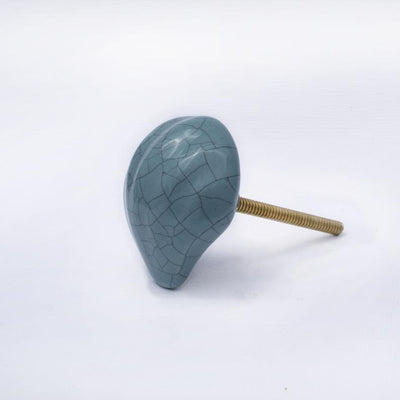 Seashell Knob - Pale Blue  Drawer Pulls and Cabinet Knobs