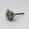 Silver Rose Pull  Drawer Pulls and Cabinet Knobs