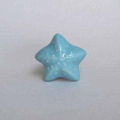 Little Blue Starfish Knob  Drawer Pulls and Cabinet Knobs