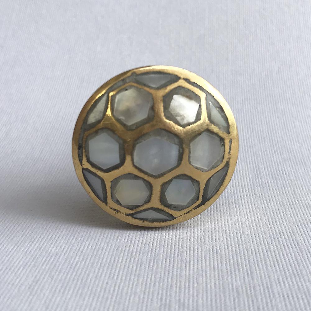 Mother of Pearl Tortoise Shell Knob